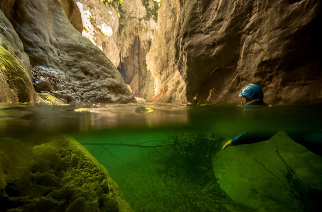 A refreshing cool down in the Dolomites